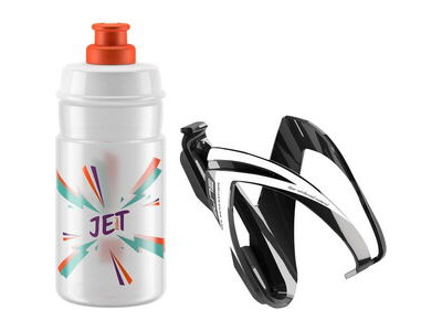 ELITE Ceo youth bottle kit incl cage & 66 mm, 350 ml bottle Youth Bottle kit includes cage & 350 ml bottle Orange  click to zoom image