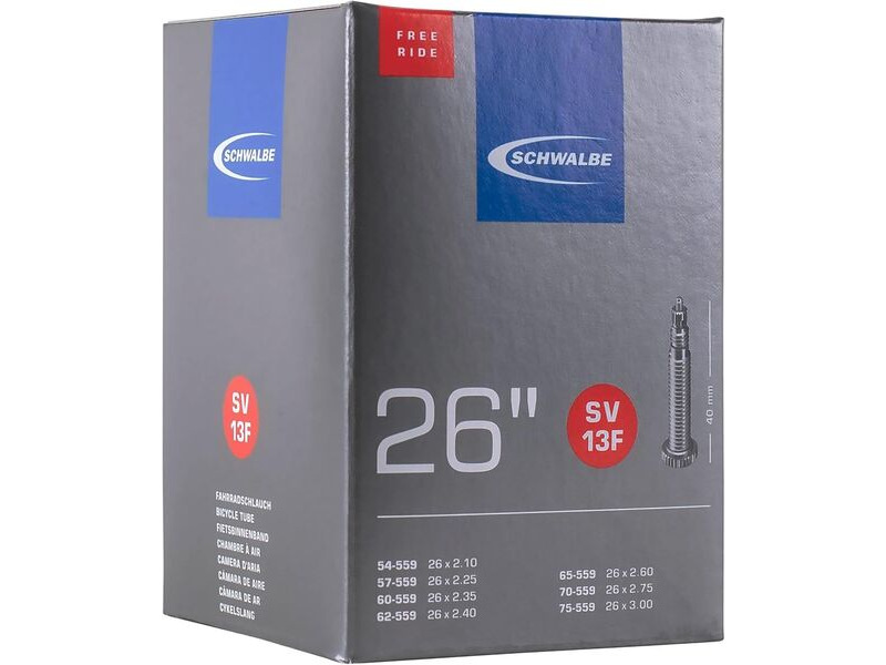 SCHWALBE 26 x 2.10-3.00 Freeride SV13F inner tube click to zoom image