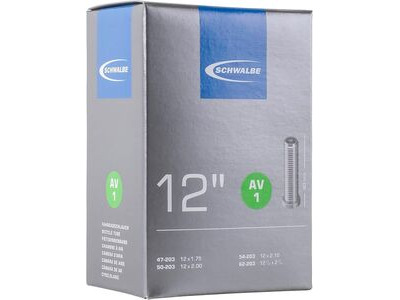SCHWALBE 12 inch inner tube AV1 Schrader valve
