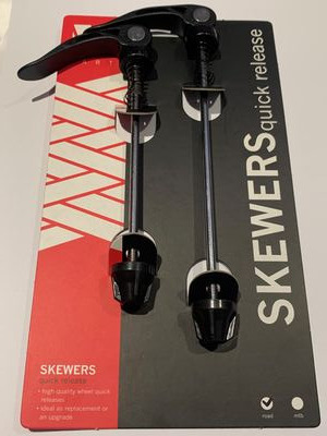 M PART Quick Release Wheel Skewers For Road bikes (pair)