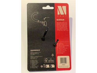 M PART Drop Bar Mirror, internal clamp click to zoom image