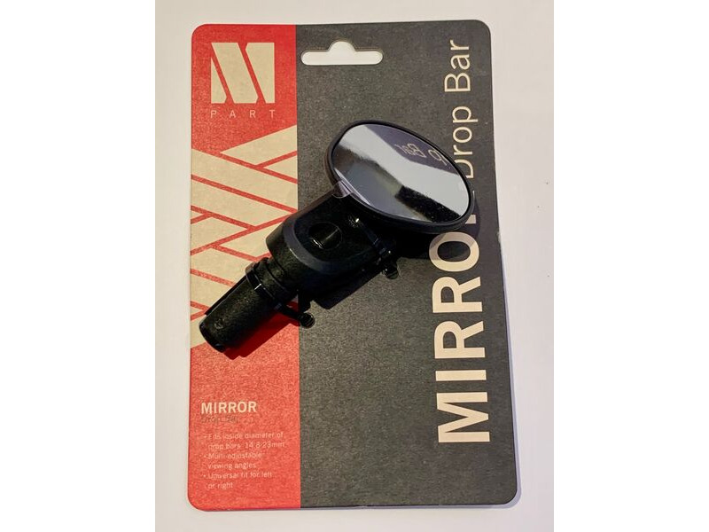 M PART Drop Bar Mirror, internal clamp click to zoom image
