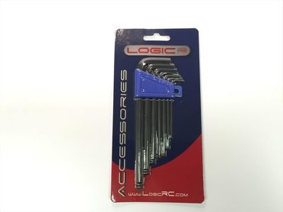 LOGIC RC 7pc Hex Ball Wrench Set - 1.5 to 6mm