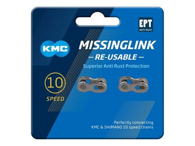 KMC CHAINS MISSING LINK 10spd Antirust Re-Useable