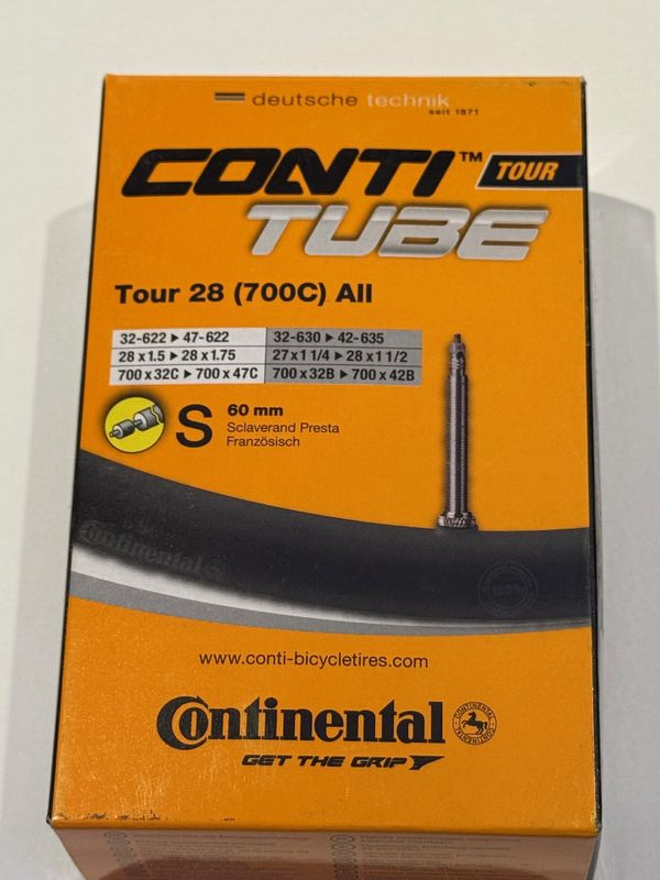 CONTINENTAL Tour 28 (700c) 32-47c Tube Presta 60mm click to zoom image