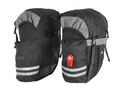 PREMIER Pannier Pair 22 Ltr Large Black/Grey
