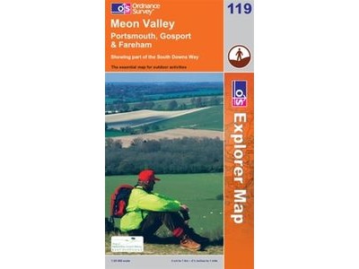 ORDINANCE SURVEY Explorer Map 119 Meon Valley click to zoom image