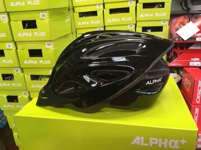 ALPHA PLUS Shadow Cycle Helmet (Size & Colour Options). click to zoom image