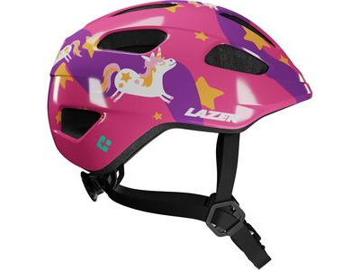LAZER PNut 2.0 KinetiCore Helmet, Uni-Kids 46-52cm Purple Pony  click to zoom image