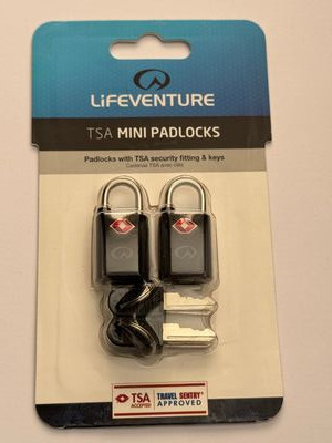 LIFEVENTURE TSA Mini Padlocks x 2