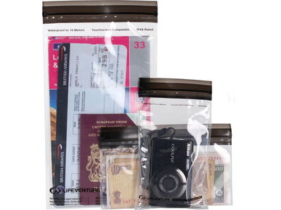 LIFEVENTURE DriStore Waterproof LocTop bags - For Valuables