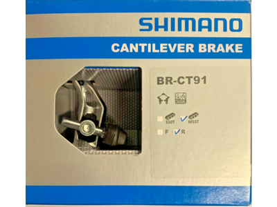 SHIMANO Cantilever Rim Brake BR-CT91 rear silver click to zoom image
