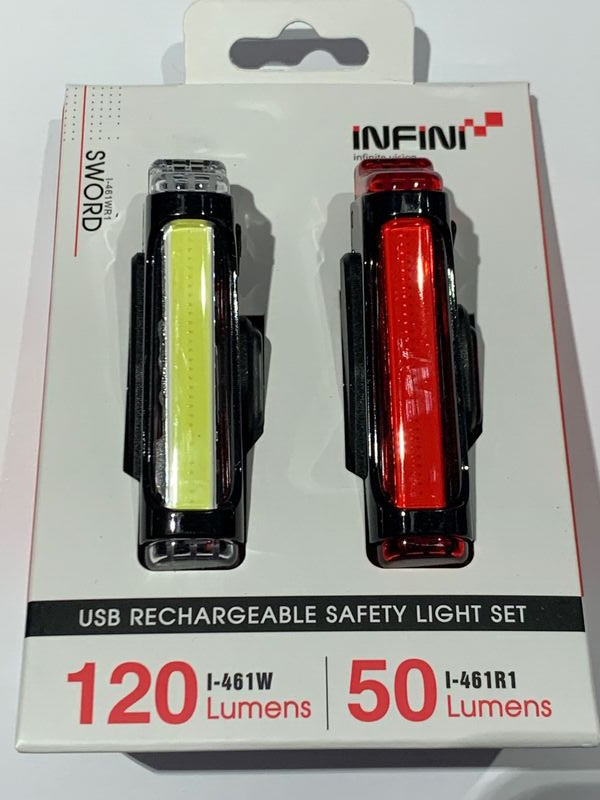 INFINI LIGHTS Sword Super bright front and Sword 30 COB rear lightset click to zoom image