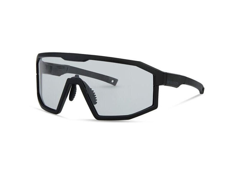 MADISON Enigma Matt Black Sunglasses - Clear Lens click to zoom image