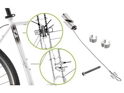 D2O Alloy Seat Post Security Device Prevents Seat Post Theft!