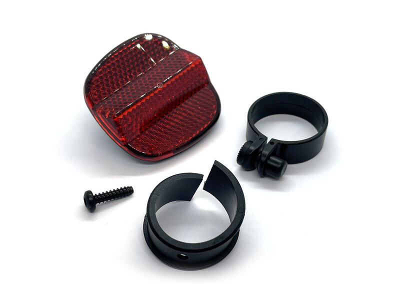 UNBRANDED Rear Bicycle Reflector with adjustable seatpost fitting click to zoom image