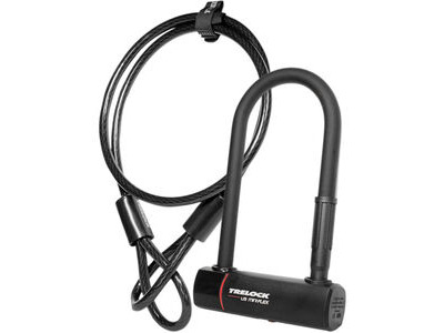 TRELOCK U5 Mini 180mm Lock and Flex Cable Sold Secure Gold