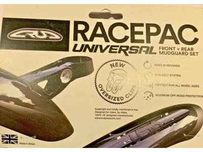 CRUD RacePac Universal Off Road Mudguard Set Black (Fits 26", 27.5" & 29" Wheel)