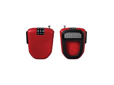 HIPLOK FX Wearable Retractable Combination Lock 100cm Red click to zoom image