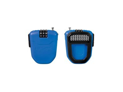HIPLOK FX Wearable Retractable Combination Lock 100cm Cyan click to zoom image