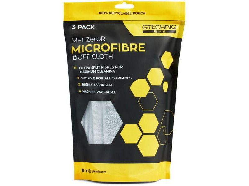 GTECHNIQ Bike Premium Microfibre Triple Pack click to zoom image