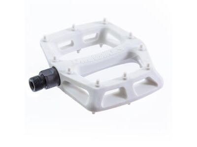 DMR V6 Lightweight Nylon Fibre Body Pedals (Pair). 9/16" Axle White  click to zoom image