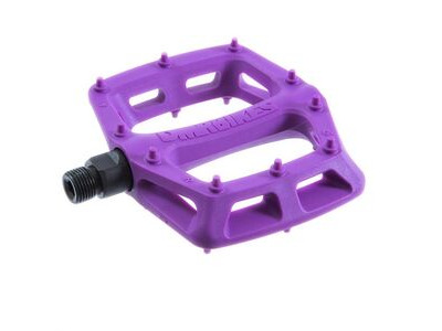 DMR V6 Lightweight Nylon Fibre Body Pedals (Pair). 9/16" Axle Purple  click to zoom image