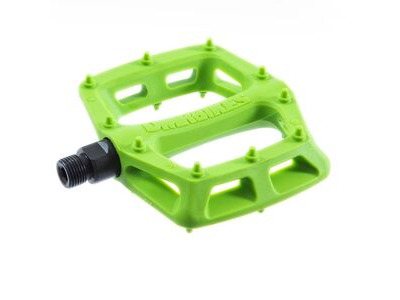 DMR V6 Lightweight Nylon Fibre Body Pedals (Pair). 9/16" Axle Green  click to zoom image