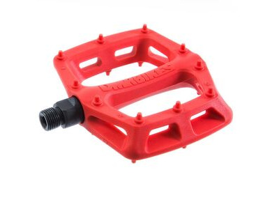 DMR V6 Lightweight Nylon Fibre Body Pedals (Pair). 9/16" Axle Red  click to zoom image