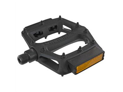 DMR V6 Lightweight Nylon Fibre Body Pedals (Pair). 9/16" Axle Black with Reflector  click to zoom image