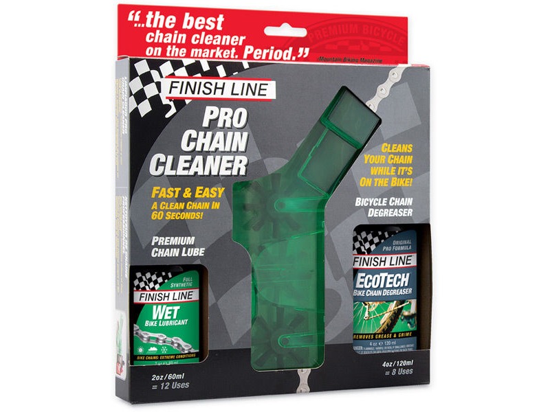FINISH LINE Pro Chain Cleaner Kit incl Degreaser and Lube click to zoom image