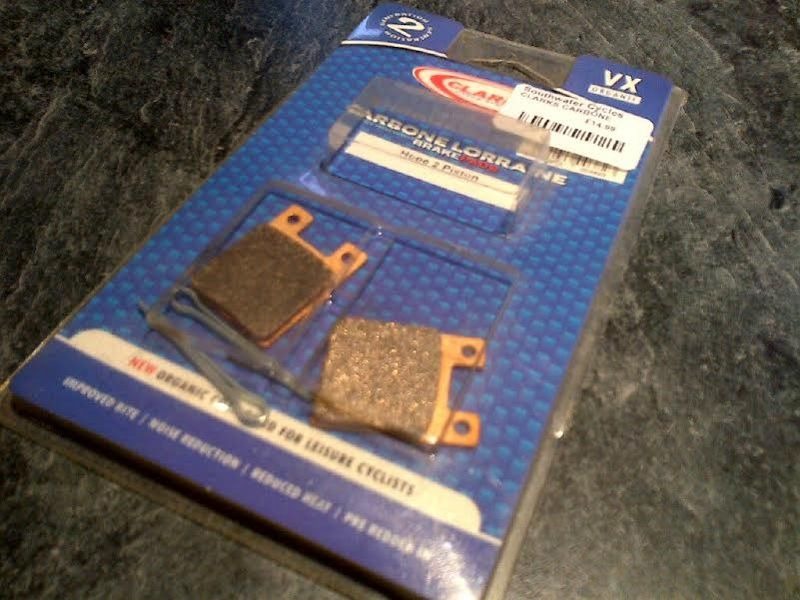 CLARKS CYCLE SYSTEMS Disc Pads Organic Compound Hope 2 Piston click to zoom image
