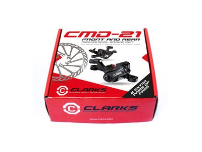 CLARKS CYCLE SYSTEMS CMD-21 Front & Rear Mechanical Disc Brake Set 160mm Rotors