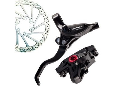 CLARKS CYCLE SYSTEMS M2 Front & Rear Hydraulic Disc Brake Set click to zoom image
